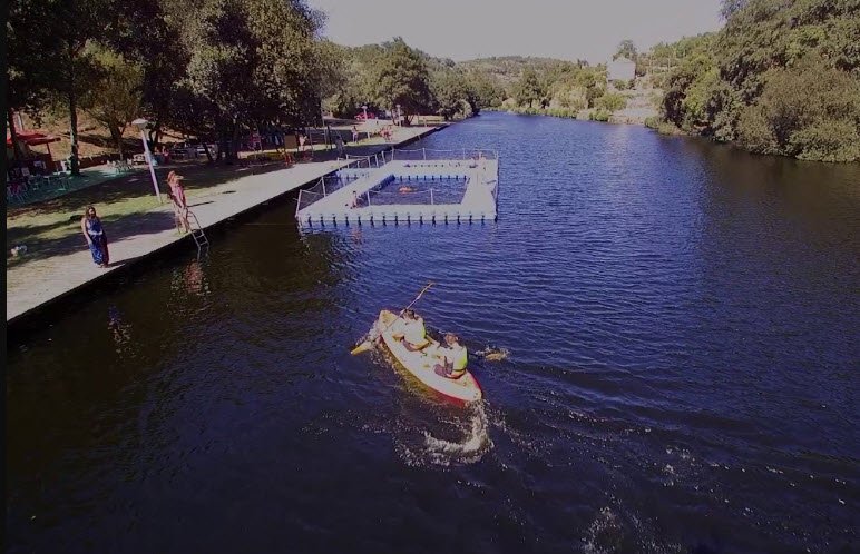 Praia Fluvial da Ponte de Juncais , Portugal